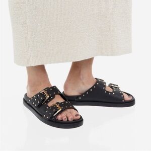 H&M H M Studded Sandals size 9 perfect condition smoke and pet free home